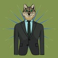 Wolf in suit
