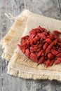 Wolfberries or Goji berries Royalty Free Stock Photo