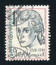 Wolfgang Amadeus Mozart Royalty Free Stock Photo