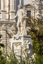 Wolfgang Amadeus Mozart statue in Burggarten park, Vienna, Austria Royalty Free Stock Photo