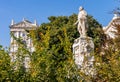 Wolfgang Amadeus Mozart statue in Burggarten park, Vienna, Austria Royalty Free Stock Photo
