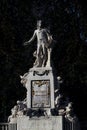 Wolfgang Amadeus Mozart Statue in Burggarten park in Vienna Austria Royalty Free Stock Photo