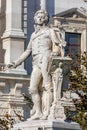 Wolfgang Amadeus Mozart statue in Burggarten park, Vienna, Austria Royalty Free Stock Photo