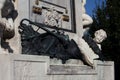 Wolfgang Amadeus Mozart Statue in Burggarten park in Vienna Austria Royalty Free Stock Photo