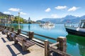 Wolfgangsee lake cruise at St. Wolfgang, Salzkammergut, Austria