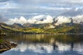 Wolfgangsee lake view, Sankt Gilgen, Austria.