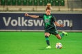 Felicitas Rauch in action during UWCL soccer match