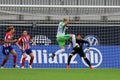 Female soccer player, Alexandra Popp, in action during UEFA Women`s Champions League