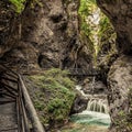 Wolfsklamm canyon beautiful narrow valley , Tyrol, Austria