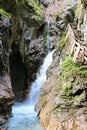 Wolfsklamm Gorge during Autumn in Stans, Austria Royalty Free Stock Photo