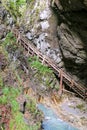 Wolfsklamm Gorge during Autumn in Stans, Austria