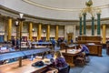 The reading room at Manchester Central library, Manchester, England. 6 February 2015