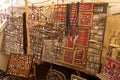 WOLIN, POLAND - AUGUST 6, 2022: XXVII Festival of Slavs and Vikings, hand crafted jewelry booth Royalty Free Stock Photo