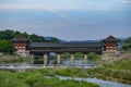 Woljeong Bridge in Gyeongju, South Korea Royalty Free Stock Photo