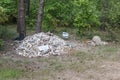 Stoned stones at Treblinka, Nazi German extermination camp in occupied Poland during World War II