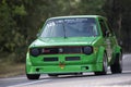 wolkswagen golf gti mk1 engaged in time trial race in Orvieto , Italy