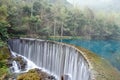 Feiyun waterfall and Wolong Lake in Zhangjiang Sce