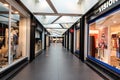 Woluwe-Saint-Pierre, Belgium - Contemporary shopping center at the Stockel railway station
