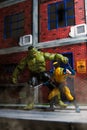 Wolverine versus hulk angry anger destroy