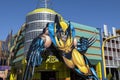 Univeral Studios, Travel, Wolverine, X-Men Royalty Free Stock Photo