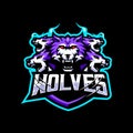 Wolves Mascot Logo