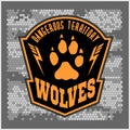 Wolves - military label, badges and design