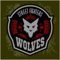 Wolves - military label, badges and design