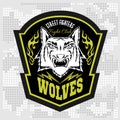 Wolves - military label, badges and design
