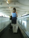 Woman in airport