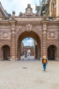 Gates of Riksdagshuset in Stockholm Royalty Free Stock Photo
