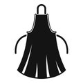 Woman apron icon, simple style