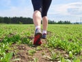 woman with an athletic pair of legs Royalty Free Stock Photo