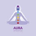 Aura Awareness Day vector