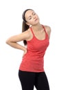 Woman Back Pain Royalty Free Stock Photo