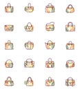 Woman bags, icon