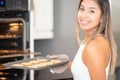 Woman Baking Cookies Royalty Free Stock Photo