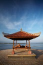 Woman at Bali seaside Royalty Free Stock Photo