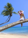 Woman on the beach