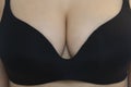 Woman beautiful breast with bra as for fashion and beauty