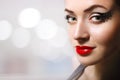 Woman beautiful make-up Royalty Free Stock Photo