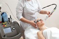 Woman at beauty spa salon Royalty Free Stock Photo