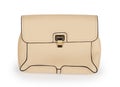 Woman beige handbag