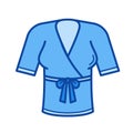 Woman blouse line icon.