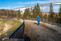 Cantilever concrete bridge Gabrovo Bulgaria