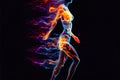 Woman body energy centres made with generative AI
