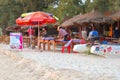 Woman body massage treatment beach, Sihanoukville, Cambodia