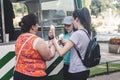 Woman bought 99 Flake ice cream in Ice cream van