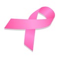 Woman breast cancer ribbon icon, isometric style Royalty Free Stock Photo