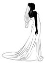 Bride Bridal Wedding Dress Silhouette Woman Design