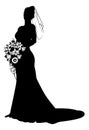 Bride Bridal Wedding Dress Silhouette Woman Design